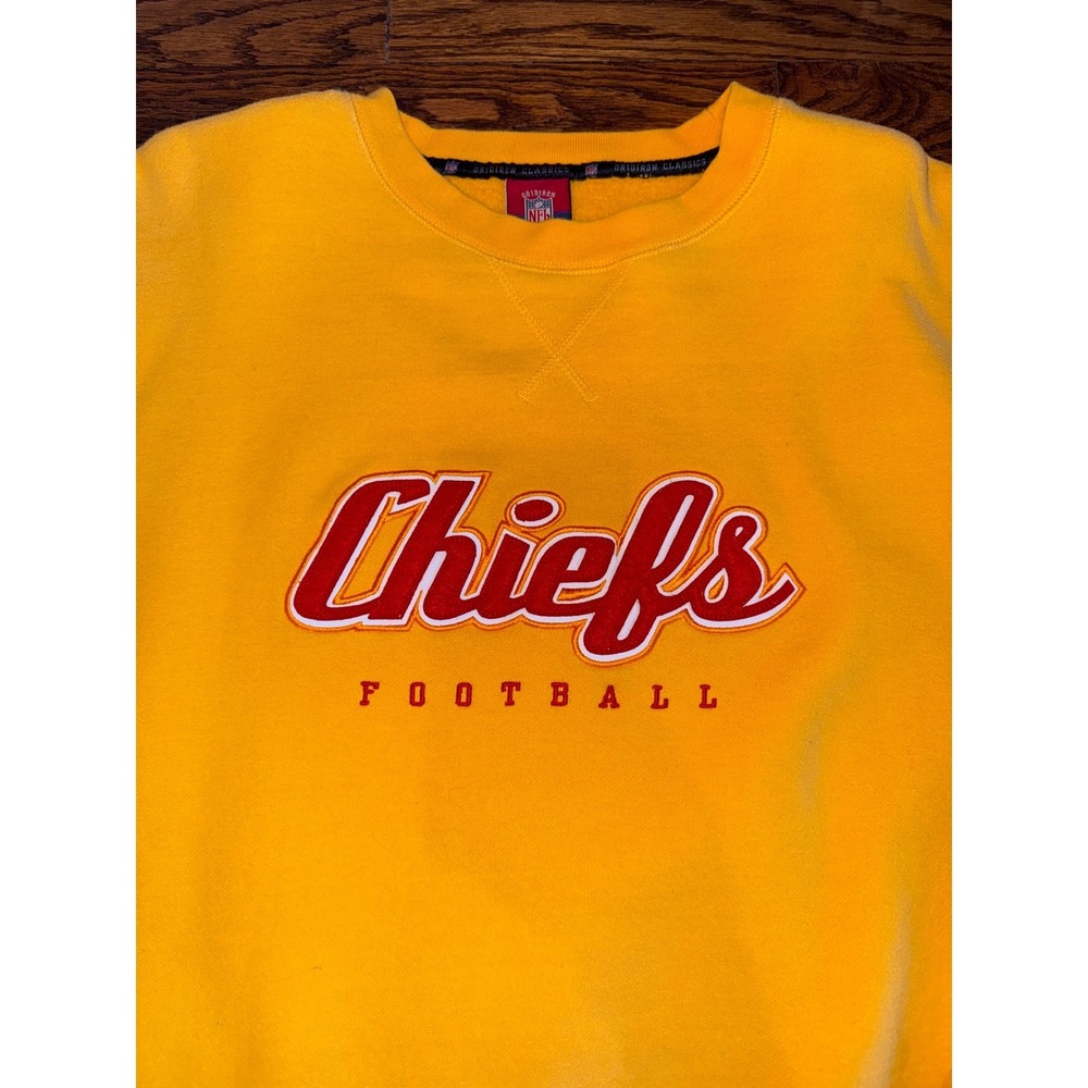 Vintage Reebok NFL Gridiron Classics Kansas CHIEFS FOOTBALL Sweatshirt XL